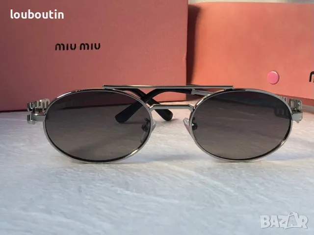 Miu 2024 дамски слънчеви очила елипса овални кръгли 4 цвята, снимка 14 - Слънчеви и диоптрични очила - 47681503