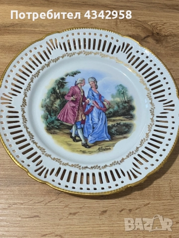 Schwarzenhammer Bavaria. 1949 г. Порцеланова чиния.