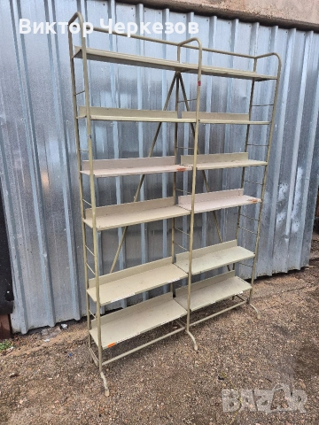 метален стелаж библиотека, снимка 4 - Етажерки - 53055693
