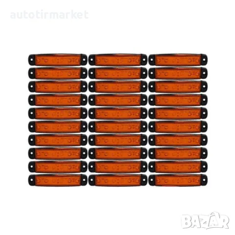 30 броя жълти LED габарити 24 волта – NOKTA AK82