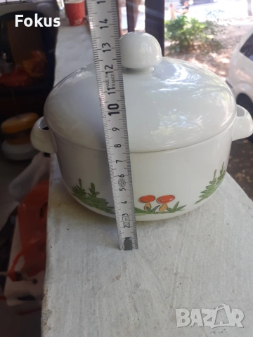 Стар малък детски супник - български порцелан, снимка 7 - Антикварни и старинни предмети - 53274006