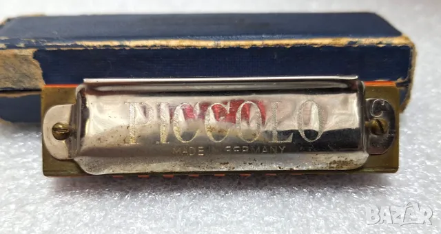 Перфектна! Малка Хармоника PICCOLO M.HOHNER GERMANY, снимка 3 - Антикварни и старинни предмети - 48807348