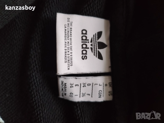 adidas Large Logo Cropped Hoodie - страхотно дамско горнище р-р S, снимка 6 - Суичъри - 52928254