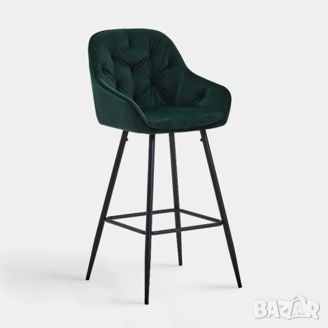 Комплект бар столове тип щъркел, височина 108 см C-U-BS-0087GR, снимка 3 - Столове - 42394594