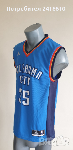 Adidas NBA Oklahoma City #35 Kevin Durant Mens Size S ОРИГИНАЛ! МЪЖКИ ПОТНИК!, снимка 3 - Спортни дрехи, екипи - 44600699