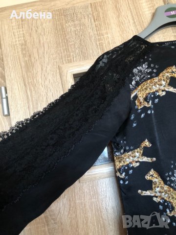 Копринена рокля Zara, снимка 4 - Рокли - 35680601