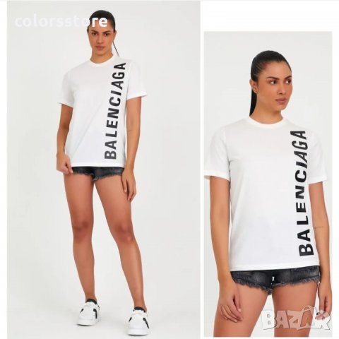 Бяла тениска Balenciaga  код Br401, снимка 1 - Тениски - 35951946
