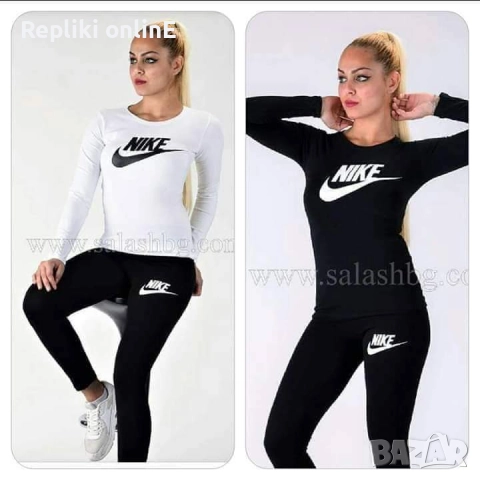 Дамски комплекти клин и тениска 