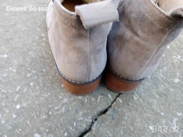 Велурени  боти, снимка 2 - Дамски боти - 49468609