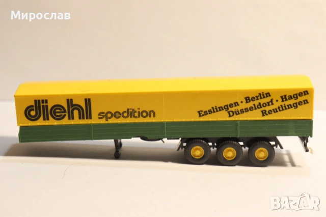 WIKING H0 1/87 РЕМАРКЕ КАМИОН МОДЕЛ ТИР