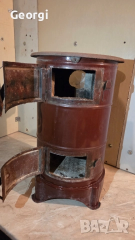 Печка на дърва с кюнци - добро състояние, снимка 6 - Отоплителни печки - 52897894
