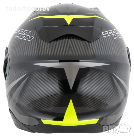 Мото Каска SCORPION EXO-520 EVO AIR TERRA Silver-Neon M 57-58 ,очила!, снимка 6 - Аксесоари и консумативи - 52514481