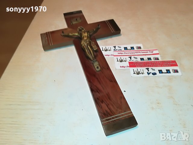 кръст от франция 3012221157, снимка 2 - Антикварни и старинни предмети - 39143144