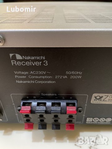 Receiver 3-Nakamichi, снимка 5 - Ресийвъри, усилватели, смесителни пултове - 35876332