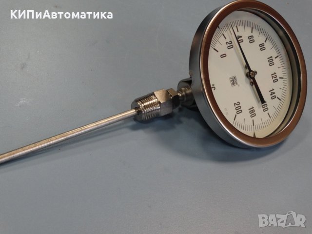 Индустриален термометър Nuova Fima 0-200C, L-130, снимка 10 - Резервни части за машини - 34451651