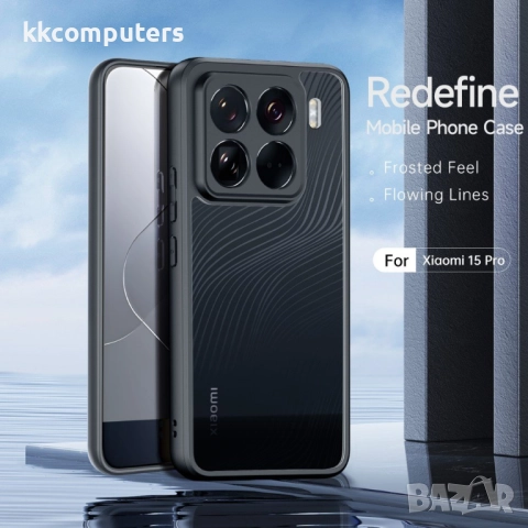 DUX DUCIS Aimo Калъф + Скрийн Протектор за Xiaomi 15 Pro – Черен, Удароустойчив, снимка 3 - Калъфи, кейсове - 51496837