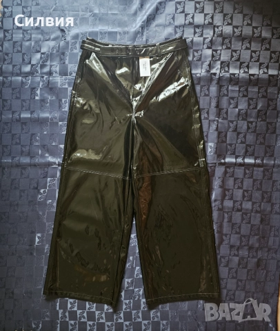 Нов лачен латексов панталон "Calvil Klein" "Келвин Клайн", размер L