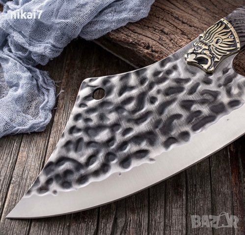 кухненски сатър масивен удобен за месо риба кълцане неръждаема стомана, снимка 6 - Аксесоари за кухня - 42056220