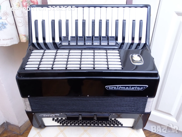Акордеон Велтмайстер Стела 80 баса, снимка 9 - Акордеони - 52653250
