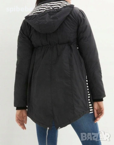 Ново Зимно яке за бременни и бебеносене размер 36/S и 38/M Bonprix, снимка 3 - Якета - 53030889