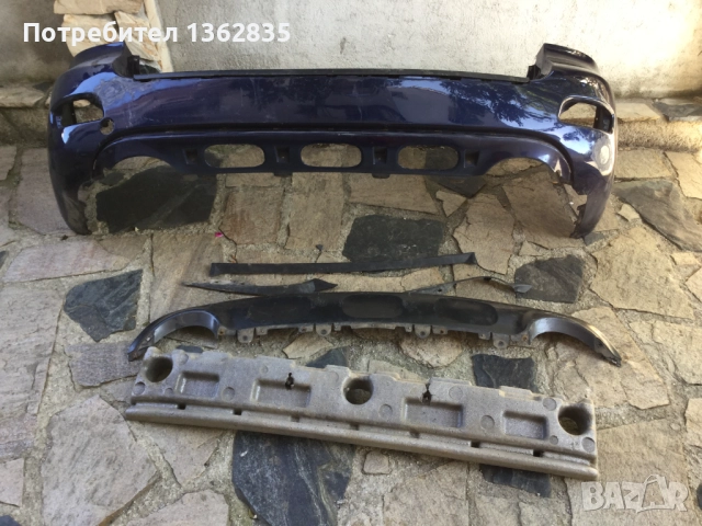 Оригинална задна синя броня за HYUNDAI SANTA FE 2 ( 2006 - 2009 г. ), снимка 5 - Части - 52467447