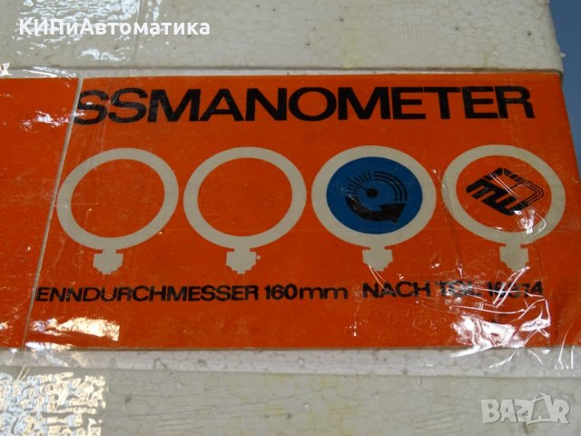 мaнометър TGL 16374 ф160 0-400kp/cm2 G1/2, снимка 7 - Резервни части за машини - 35874155