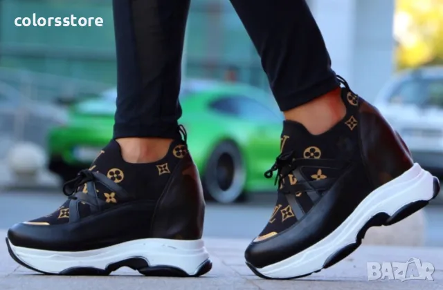 Кецове на платформа - черни - K20LV