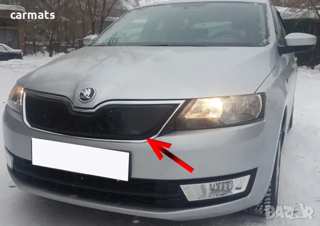 Зимен дефлектор (протектор) за решетка HЕКО за Skoda Rapid (2012+) Spaceback