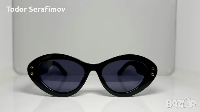 Слънчеви очила Christian Dior CD Oval – Бели, снимка 5 - Слънчеви и диоптрични очила - 55612061