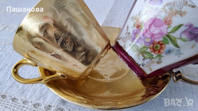 Две чашки за кафе с една чинийка, снимка 8 - Чаши - 35687318