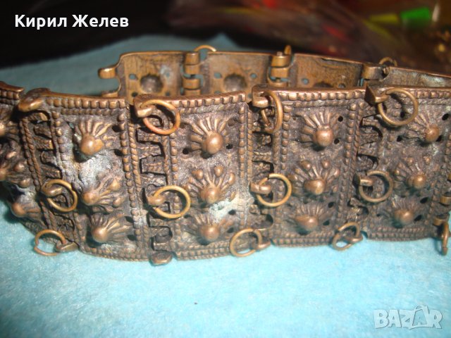 18в ВЪЗРОЖДЕНСКА БРОНЗОВА ГРИВНА с ГРАНУЛАЦИЯ СТАРИННА КУЮМДЖИЙСКА МАЙСТОРСКА ИЗРАБОТКА УНИКАТ 26086, снимка 15 - Антикварни и старинни предмети - 35664177