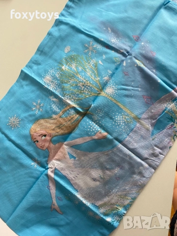 Детски спален комплект от две части Frozen Snowing day, Замръзналото кралство 100% памук, снимка 5 - Спално бельо и завивки - 48182925