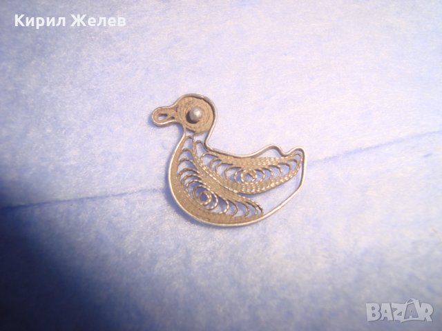 19век СРЕБЪРНО ПАТЕ ФИЛИГРАННО СРЕБРО ВИСОКА ПРОБА РЪЧНА МАЙСТОРСКА ИЗРАБОТКА НАКИТ ВИСУЛКА 25920, снимка 4 - Антикварни и старинни предмети - 35927454