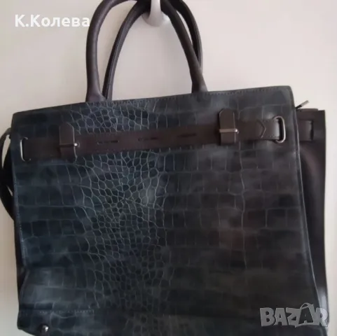 Нова кожена чанта Bpc Bonprix Collection, снимка 2 - Чанти - 47734853