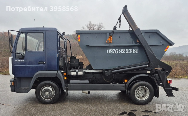 Мултилифт / сметовоз MAN LE10.180 , снимка 4 - Камиони - 53646089