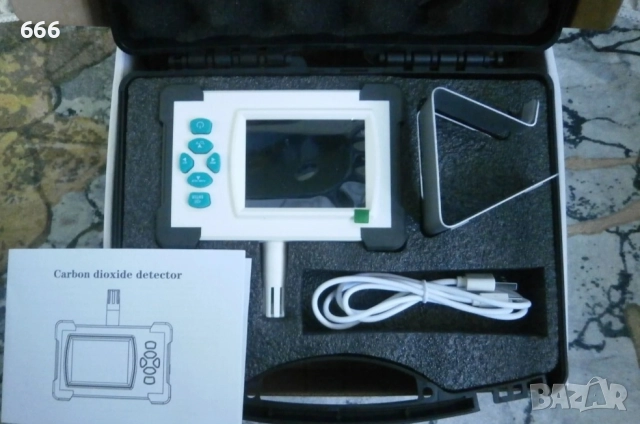 Детектор за въглероден диоксид co2, снимка 6 - Друга електроника - 52204738