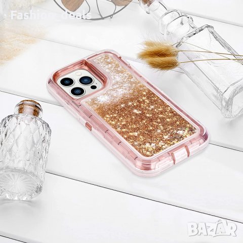 Нов Блестящ защитен калъф кейс за iPhone 13 / Pro 6.1 инча Айфон Брокат, снимка 4 - Калъфи, кейсове - 36027151