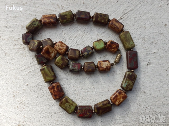 Гердан от яспис - колие огърлица