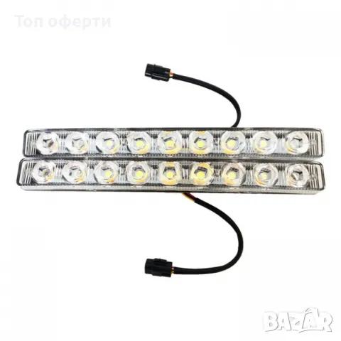 LED дневни светлини с функция бягащ мигач, снимка 4 - Аксесоари и консумативи - 48767022