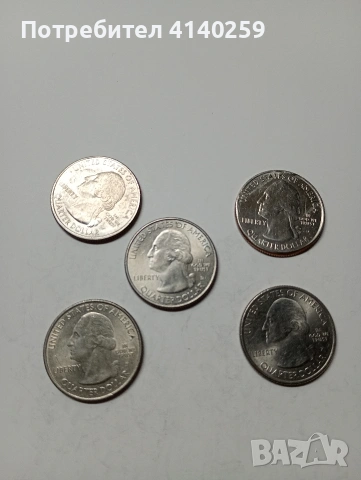 САЩ МОНЕТИ 1/4 КУОРТЪР ДОЛАР 2015 Г , снимка 2 - Нумизматика и бонистика - 53069136