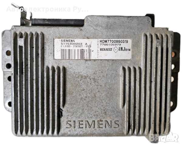 компютър RENAULT MEGANE SCENIC 1.6 SIEMENS, S115300203A, S115300203 A, 115300203, HOM7700860319