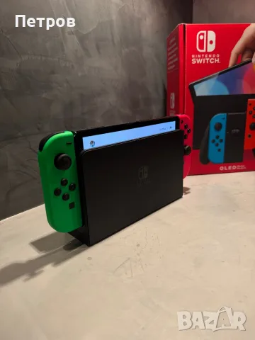 КАТО НОВО Nintendo Switch OLED + Pokemon Violet, снимка 9 - Nintendo конзоли - 56041175