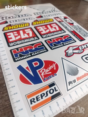 Стикери за ХОНДА Showa Yoshimura HRC Renthal Repsol и др., снимка 3 - Аксесоари и консумативи - 51368802