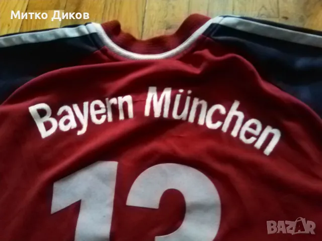Байерн Мюнхен винтидж 2002г футболна тениска маркова на адидас №13 М.Балак размер 176см-М, снимка 11 - Футбол - 47307181