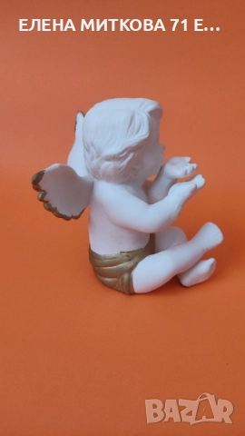 Две прекрасни порцеланови фигурки - херувимчета-доста масивни, снимка 3 - Статуетки - 52818530