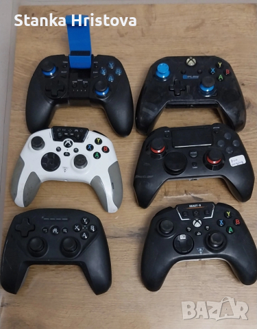 Различни модели джойстици. 