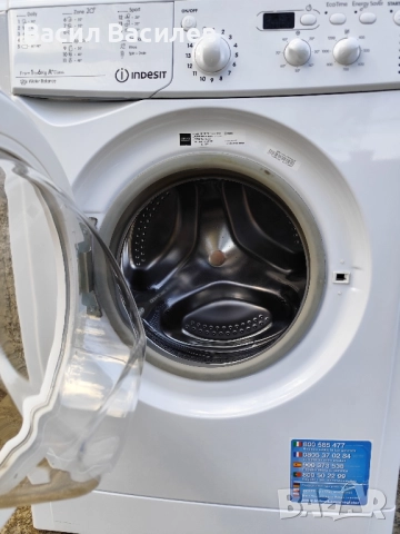 Пералня INDESIT /IWSD 61251 C/ECO/ А+/6кг./1200об./като нова. Договаряне, снимка 5 - Перални - 52506095