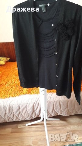 Комплект  блузка жилетка М Mango, снимка 3 - Жилетки - 40334130