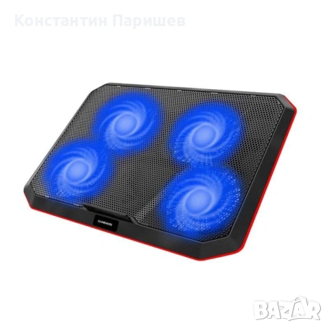 Охладителна подложка за лаптоп, HAVIT F2069, RGB осветление, Макс. 16 инча, 2 вентилатора 125 мм, Du
