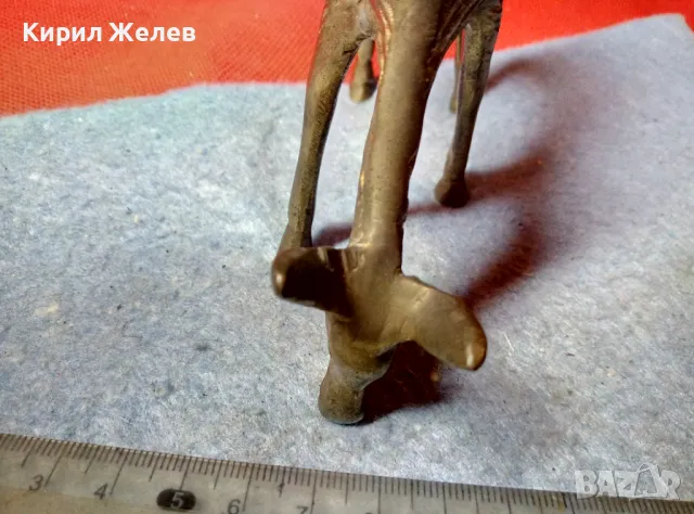 ГОЛЯМА БРОНЗОВА СЪРНА ДЕКОРАТИВНА АРТ РЪЧНА ИЗРАБОТКА СТАТУЕТКА 47795, снимка 12 - Статуетки - 47562358